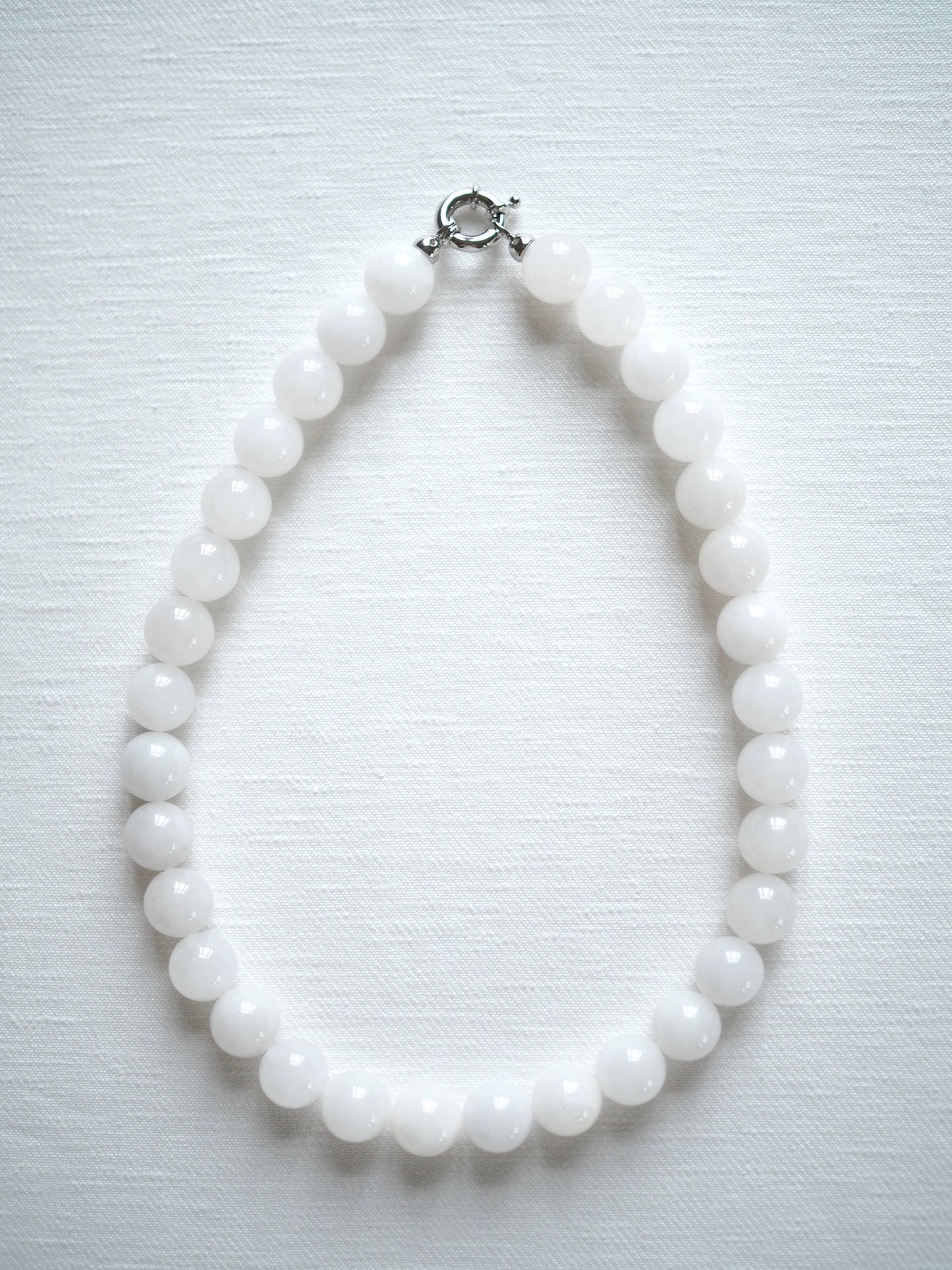 Summer Milky Cloud Agate Necklace