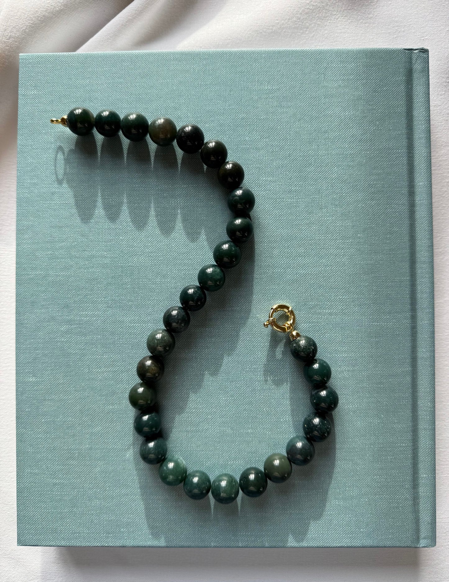Sea Green Agate Necklace