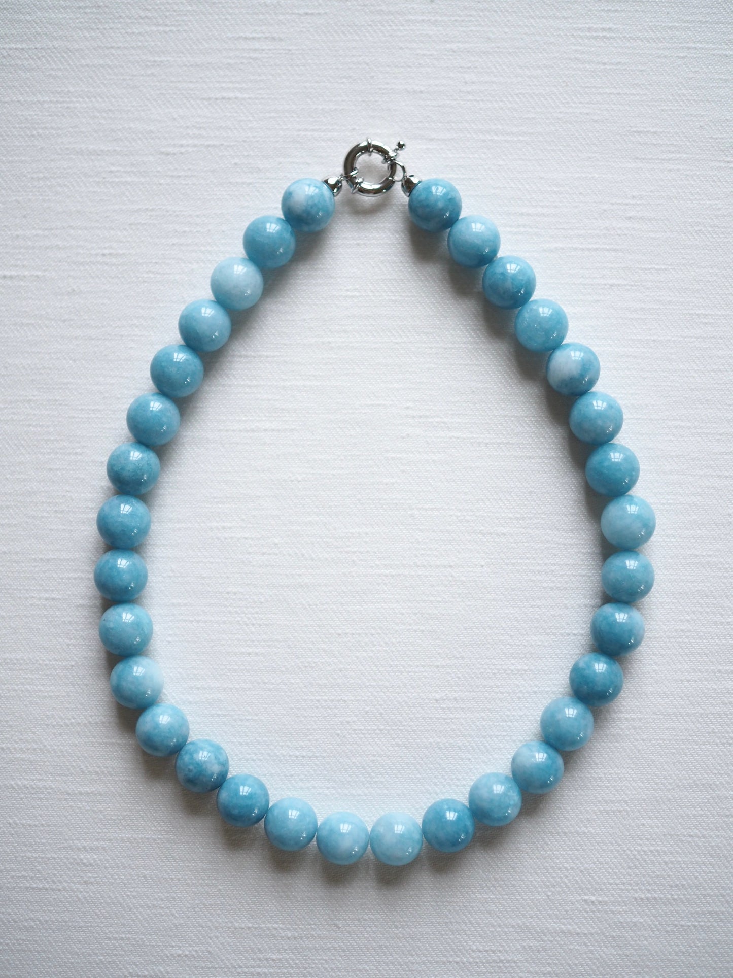 Summer Aqua Agate Necklace