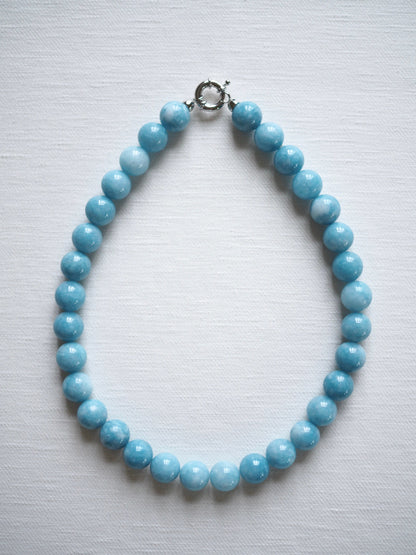 Summer Aqua Agate Necklace