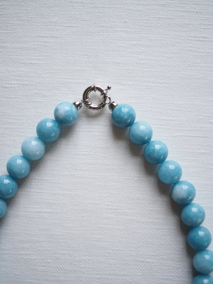 Summer Aqua Agate Necklace