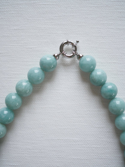 Summer Seafoam Agate Necklace