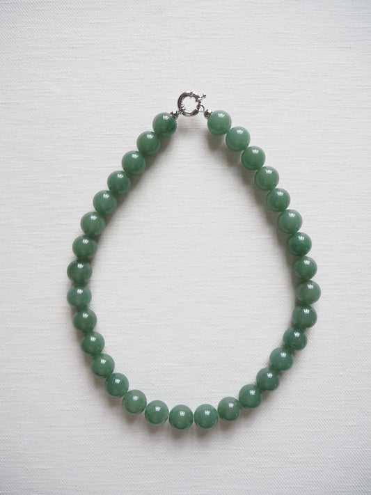 Summer Mint Agate Necklace