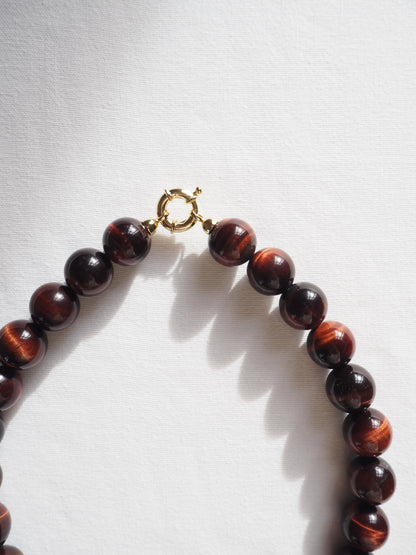 Red Tigerseye Necklace